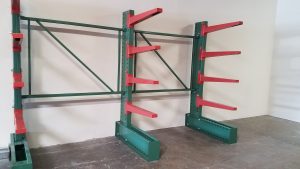 Cantilever racking, Roll form cantilever, Single sided cantilever